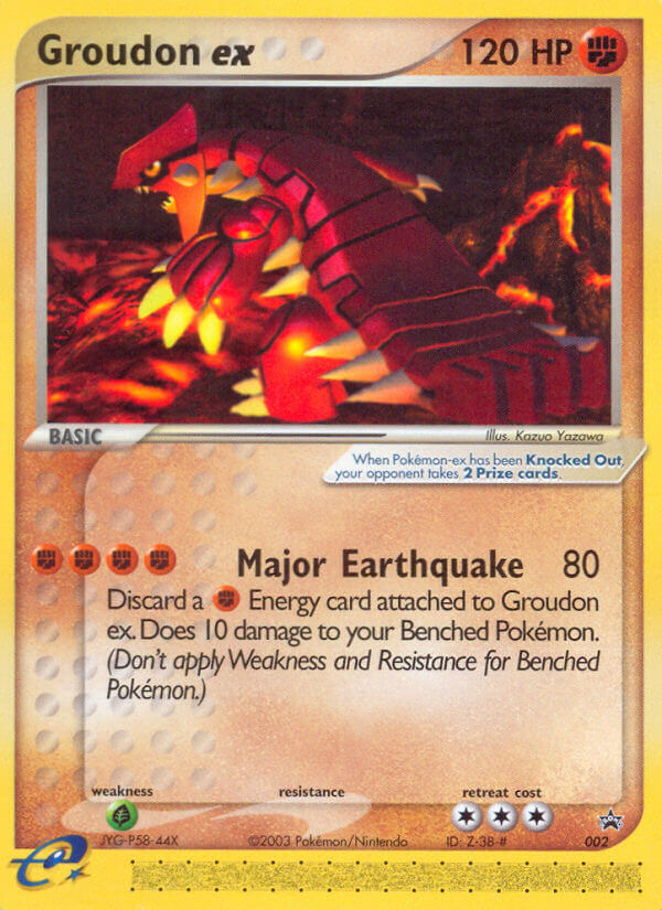 Nintendo Promos Non - Holo Groudon ex #2